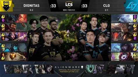 DIG Vs CLG Week 2 Day 2 Match 4 LCS Summer Split 2020 S10