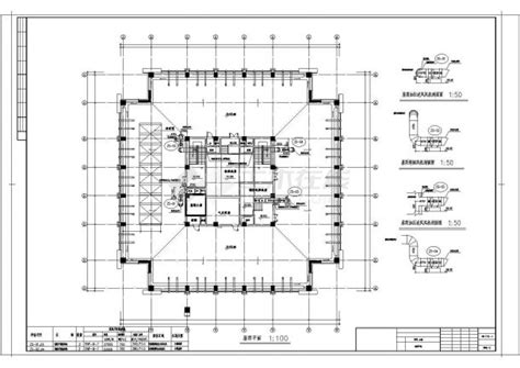 某商场空调设计cad图，共15张商业建筑土木在线