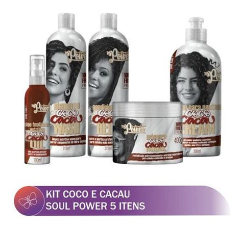 Kit Soul Power Coco E Cacau Completo Frete grátis