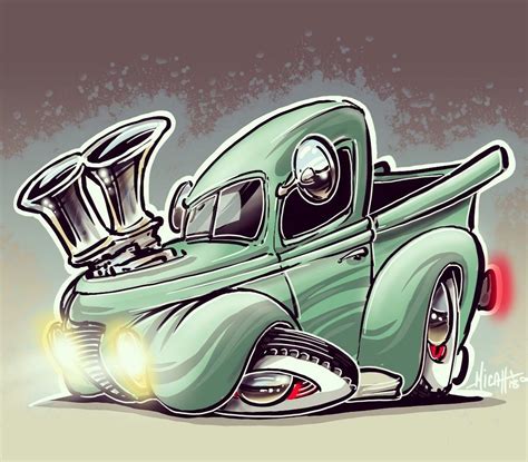 Cartoon Drawings Car Cartoon Car Art