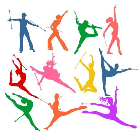 Baton Twirling Twirler Svg Cuttable Designs Baton Twirling Twirling