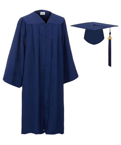 Gradclassical Unisex Matte Graduation Gown Cap Tassel