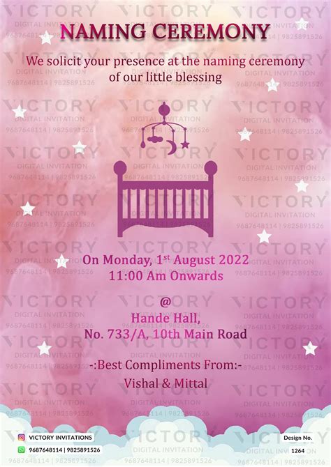 Naming Ceremony Invitation Naming Ceremony Invitation,, 58% OFF