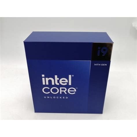 未使用Intel Core i9 14900K 3 2GHz Box LGA1700 24C P 8C E 16C 32T L3