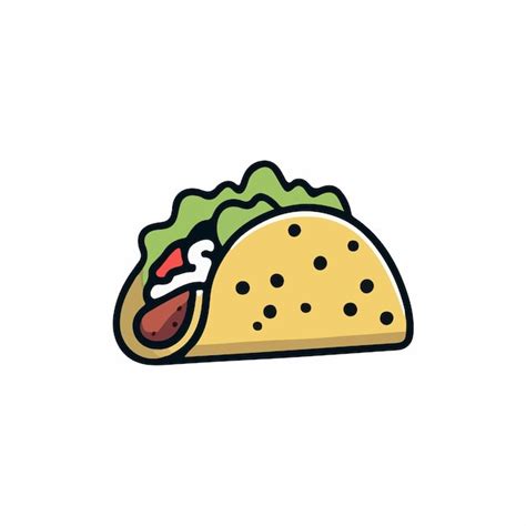 Premium Vector Tacos Logo Mexican Food Logo Vector Illustration