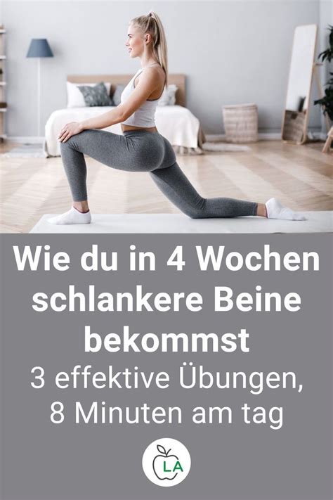 Beine trainieren 3 Übungen fürs Frauen Beintraining für Zuhause