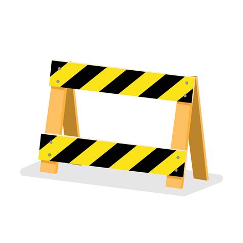 Road Barrier Vector Illustration 2785185 Vector Art At Vecteezy