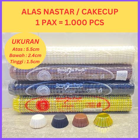 Jual ALAS NASTAR 1000PCS TATAKAN ALAS KUE CAKE CASES CUPCAKE MINI