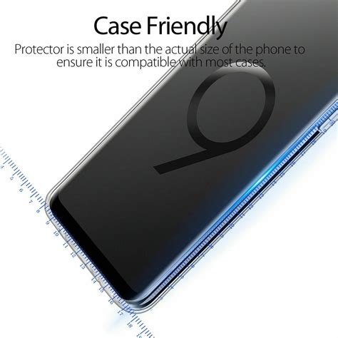 Case Cover Tempered Glass Screen Protector For Galaxy S S S Plus