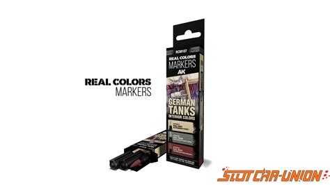 AK Interactive GERMAN TANKS INTERIOR COLORS SET 3 REAL COLORS MARKERS