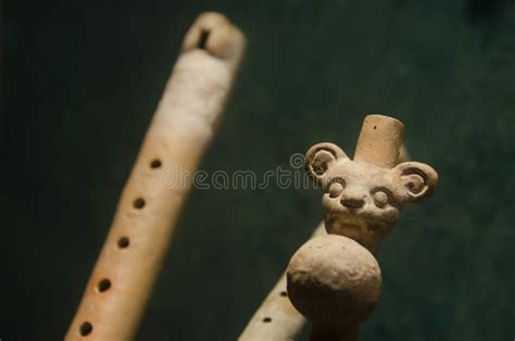 Ancient Mayan Clay Musical Instruments Stock Photo - Image of great ...