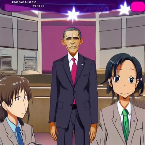 Obama Anime Screenshot Stable Diffusion Openart