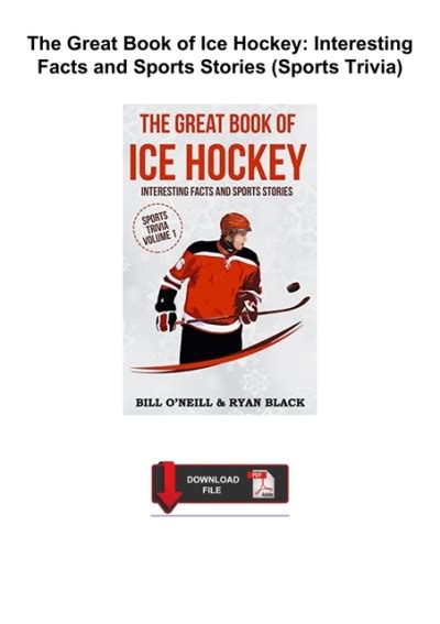 Book ️[read] ️ The Great Book Of Ice Hockey Interesting Facts And