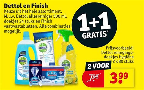 Dettol En Finish Gratis Aanbieding Bij Kruidvat Folders Nl