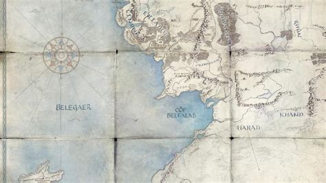 Mapa De La Tierra Media Conoce Todos Los Lugares De El Señor De Los