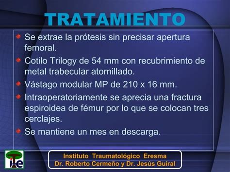 Aflojamiento De Protesis Total De Cadera Cementada PPT