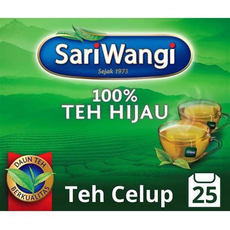 Jual Sariwangi Teh Hijau Celup Isi 25 Shopee Indonesia