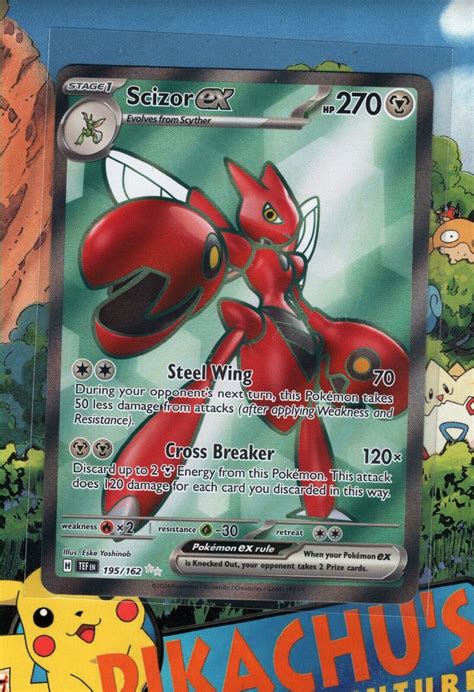 Pok Mon Tcg Scizor Ex Temporal Forces Holo Rare Full Art Nm M