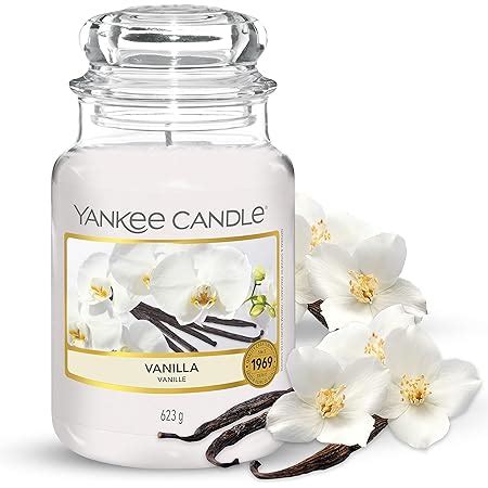 Amazon de Yankee Candle Duftkerze im Glas groß Vanilla Kerze mit