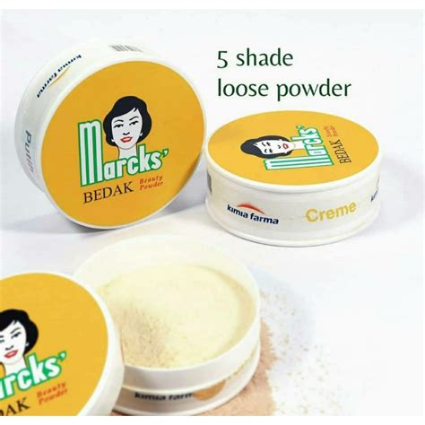 Bedak Marks 40 G Loose Powder Shopee Malaysia