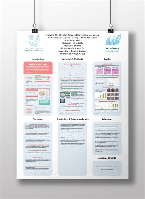 A scientific poster design on Behance