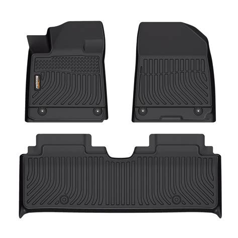 Binmotor Floor Mats All Weather Floor Mats For Hyundai Ioniq 6 1st And 2nd Row Full Set Heavy