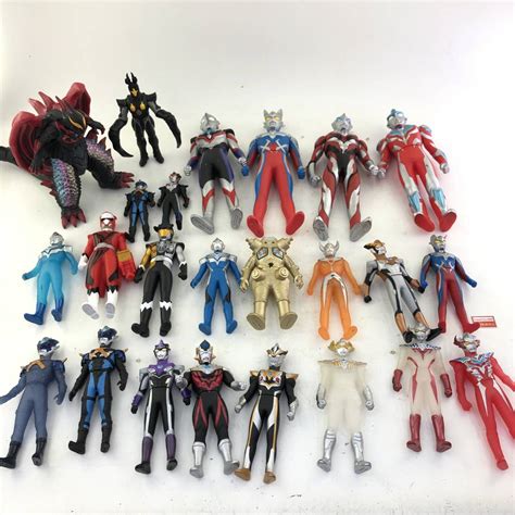 【傷や汚れあり】ソフビフィギュアまとめ ウルトラマン 怪獣 ギンガ ゼロ ジード オーブ タイガ トレギア ルーブ タイタス キメラベロス