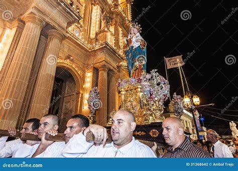 Our Lady Of Consolation Procession In Gudja Malta Editorial