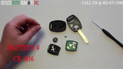 How To Replace Battery In Honda Pilot Keyless Remote How To