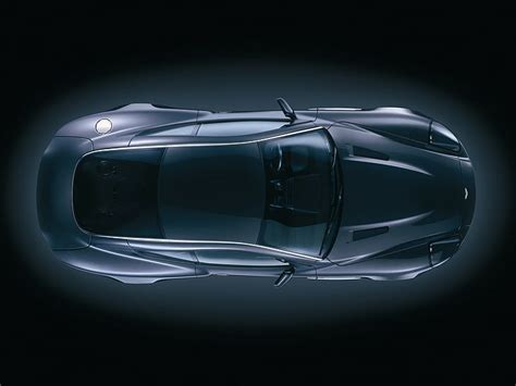 Aston Martin V12 Vanquish 2004 Hitam Tampak Depan Gaya Wallpaper