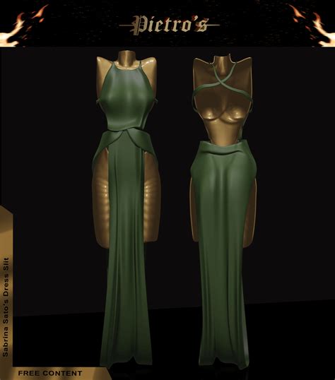 Sims 4 Sabrina Sato S Dress Slit The Sims Book