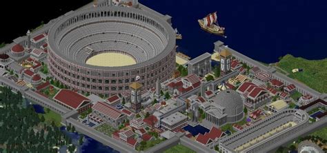 The City Of Rome Minecraft Badlands Colosseum