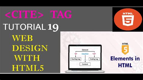 Cite Tag In Html WEB DESIGN WITH HTML HTML Crash Course For Absolute