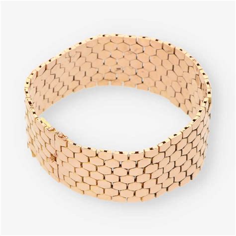 Pulsera semirrígida en oro 18kt Comprar pulseras de segunda mano