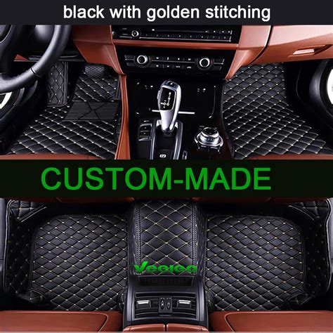 Veeleo 6 Colors Car Floor Mats For Jeep Grand Cherokee 2011 2018 Full Set All Weather Waterproof