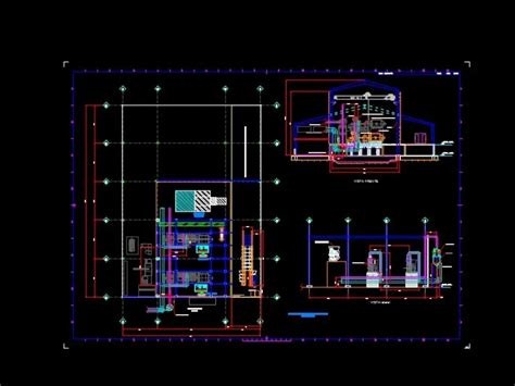 Turbo Generator In Autocad Cad Library