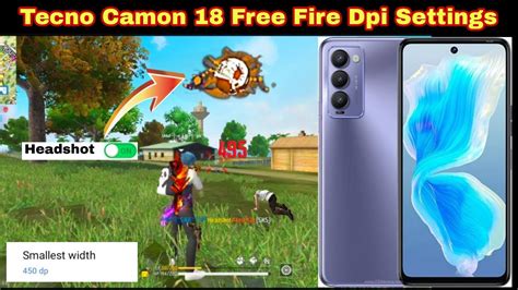 Tecno Camon 18 Free Fire Dpi Settings Only Ontap Setting YouTube