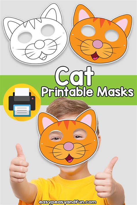 Printable Cat Mask Template – Easy Peasy and Fun Membership