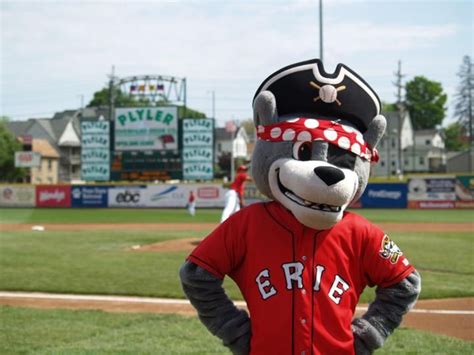 C. Wolf, Erie SeaWolves mascot; AA Eastern League. Debuted in 1995 ...