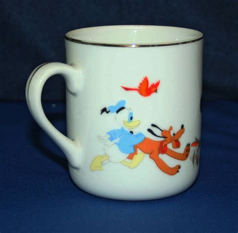 Vintage Walt Disney Productions Porcelain Character Coffee Mug Hot