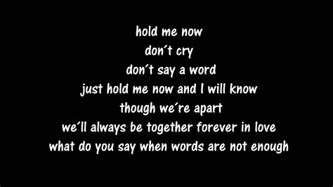 Johnny Logan Hold Me Now Lyrics Youtube