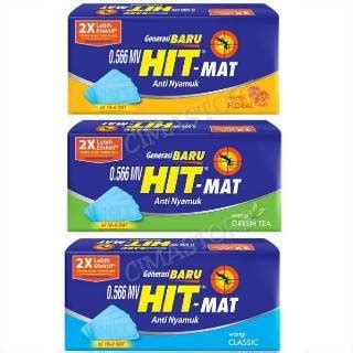 Jual Hit Mat 18 Plus 6s Green Tea Floral Clasic Obat Nyamuk Elektrik