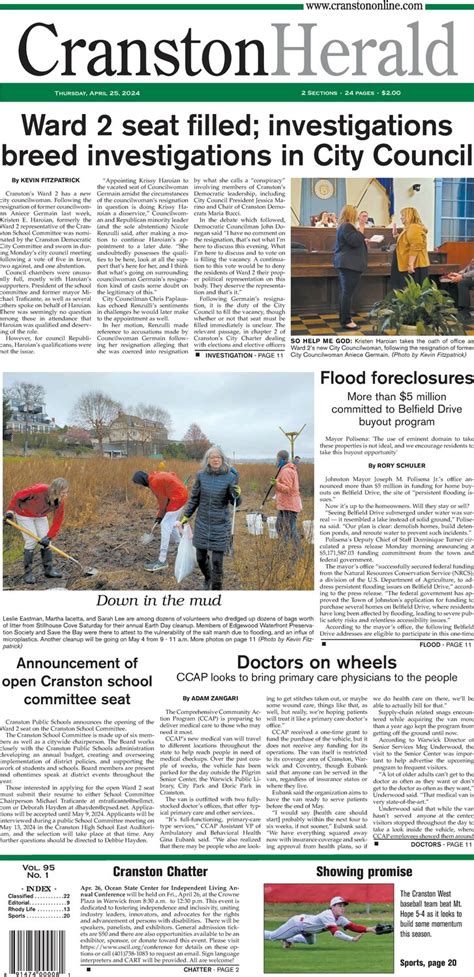 Cranston Herald April E Edition Cranston Herald