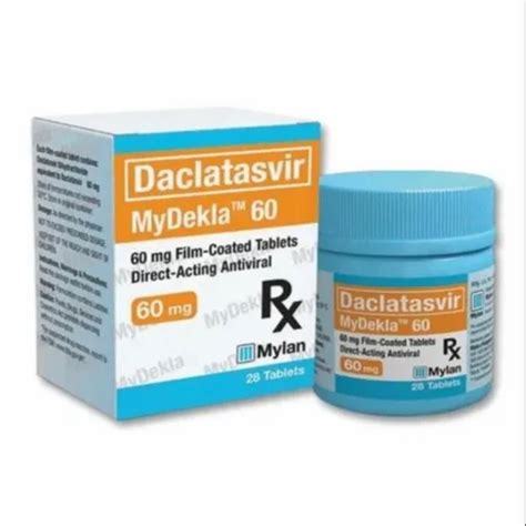 Mydekla Daclatasvir 60 Mg Tablets 1 28 At Rs 1500 Bottle In Kolkata