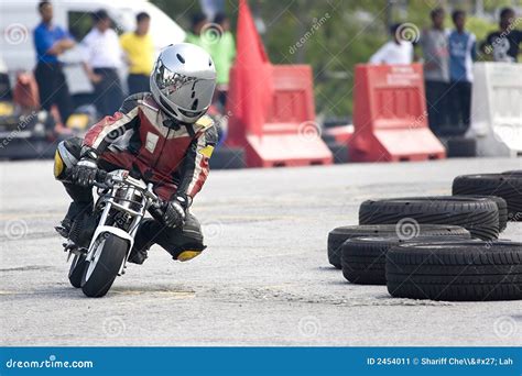 Pocket Bike Race Stock Image - Image: 2454011