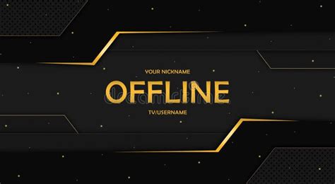 Actuellement Hors Ligne Twitch Overlay Fond Mignon Pour Le Flux