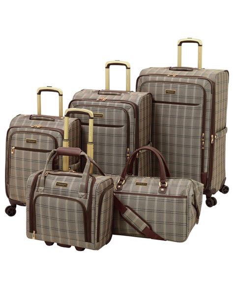 London Fog Closeout Brentwood Ii Softside Luggage Collection In Brown