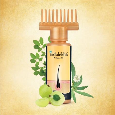 Indulekha Bringha Oil Reduces Hair Fall And Grows New Hair 100