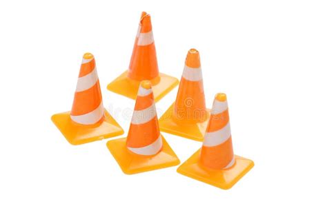 Toy Road Cones Stock Image Image Of Equipment Striped 22504577