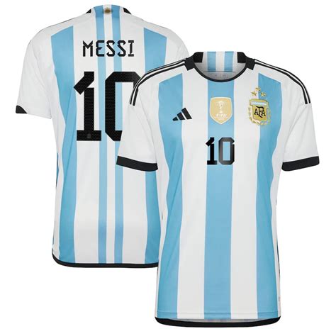 Versão 3 Estrelas Argentina 2022 Casa Camisa De Futebol Copa